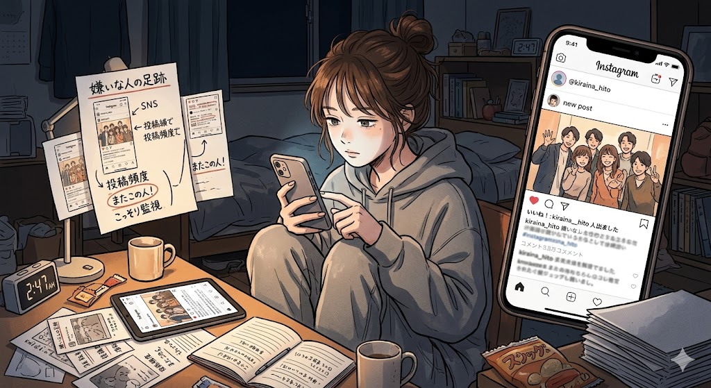 なぜ嫌いなのにSNSを見てしまうのか？脳が“刺激”を覚えてしまう理由のイラスト