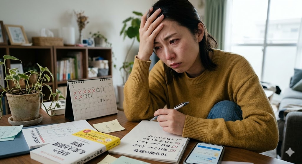 何をやっても続かない...なぜ「三日坊主」は繰り返されるのかの説明画像