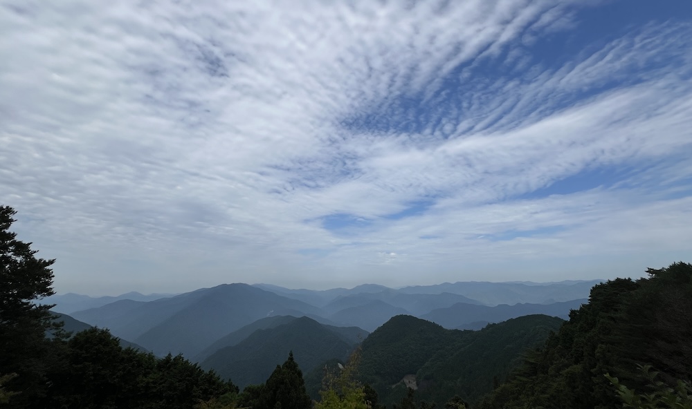 玉置神社から見える風景の写真